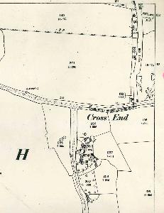 The western part of Cross End in 1901